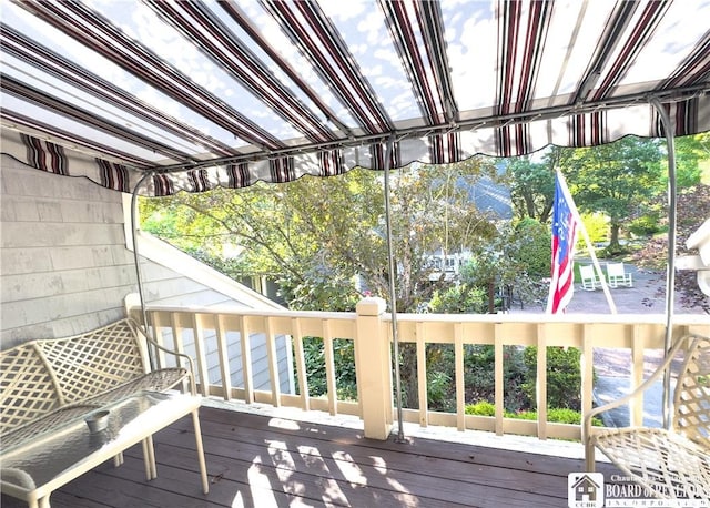 20 Elm Ln Unit E5, Chautauqua, NY 14722 - view of wooden deck