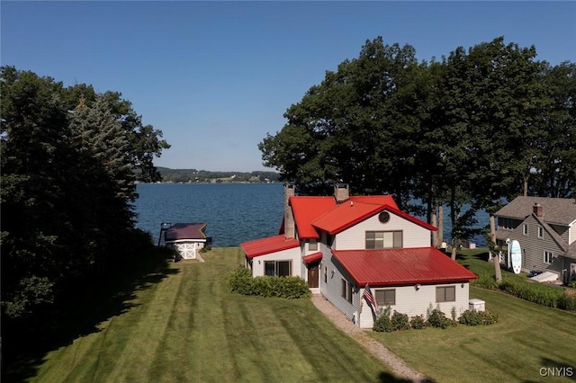 2761 E Lake Rd, Skaneateles, NY 13152 - water view featuring a dock