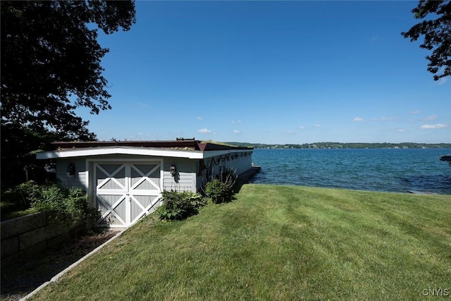 2761 E Lake Rd, Skaneateles, NY 13152 - view of outdoor structure with a water view
