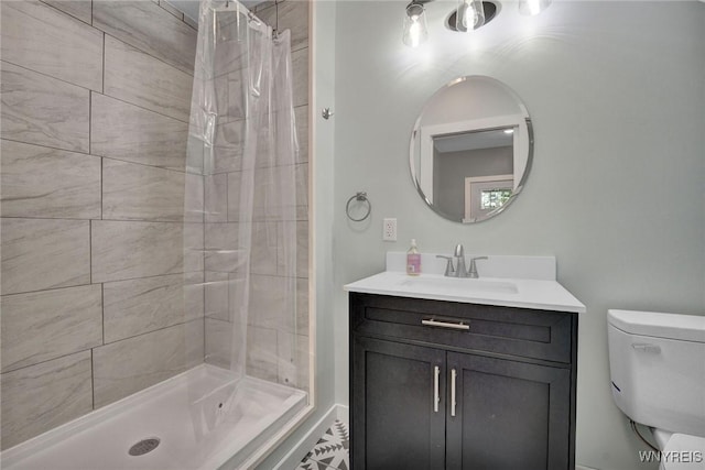 12 Clark St, Perry, NY 14530 - full bathroom featuring a tile shower and vanity