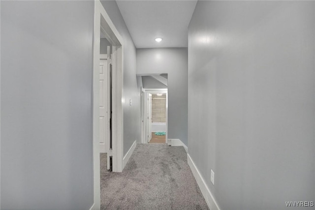 12 Clark St, Perry, NY 14530 - hallway with carpet and baseboards