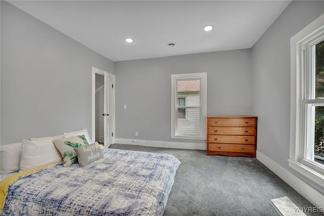 12 Clark St, Perry, NY 14530 - bedroom featuring carpet flooring, multiple windows, and recessed lighting