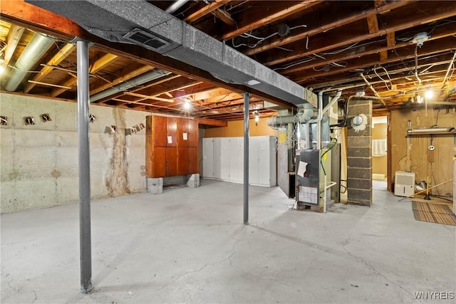73 Willowcrest Dr, West Seneca, NY 14224 - unfinished basement featuring heating unit