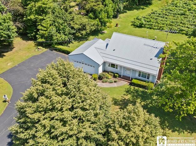 5005 W Main Rd, Pomfret, NY 14063 - aerial view of property and surrounding area