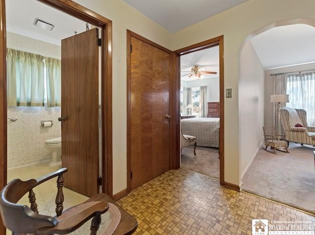 5005 W Main Rd, Pomfret, NY 14063 - corridor featuring arched walkways
