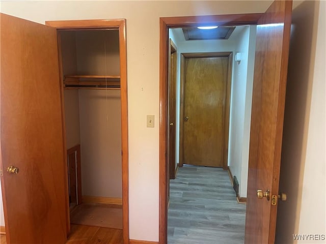 275 Nagel Dr, Cheektowaga, NY 14225 - corridor with wood finished floors and baseboards