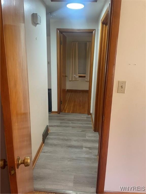 275 Nagel Dr, Cheektowaga, NY 14225 - corridor with light wood-style flooring and baseboards