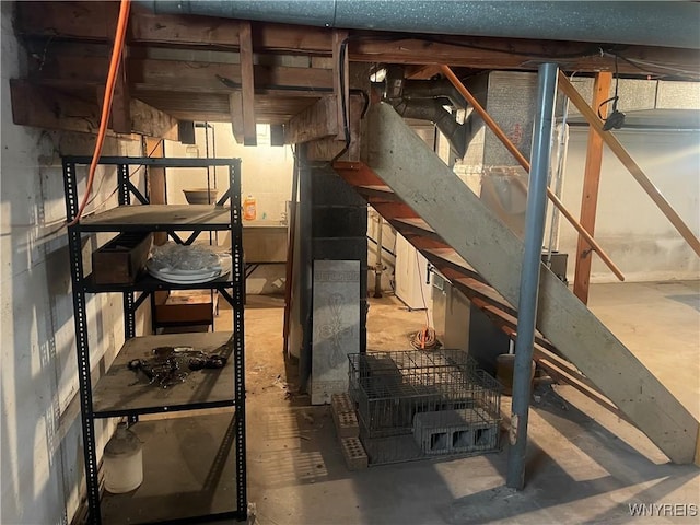 275 Nagel Dr, Cheektowaga, NY 14225 - unfinished basement featuring stairs