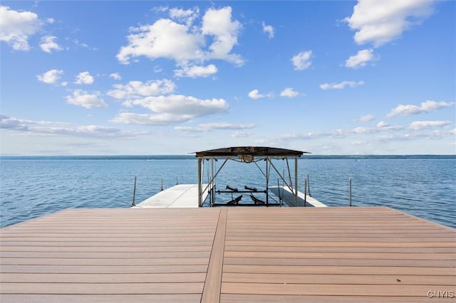1659 Honoco Rd, Ledyard, NY 13026 - dock with a water view and boat lift