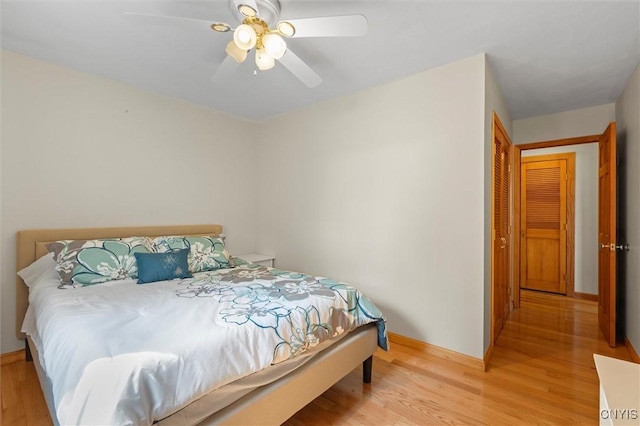 1659 Honoco Rd, Ledyard, NY 13026 - bedroom with wood finished floors and a ceiling fan