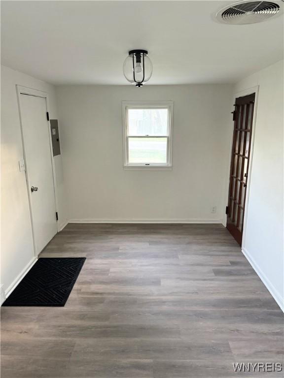 2656 Oakwood Ave, Hamburg, NY 14075 - spare room with wood finished floors and electric panel