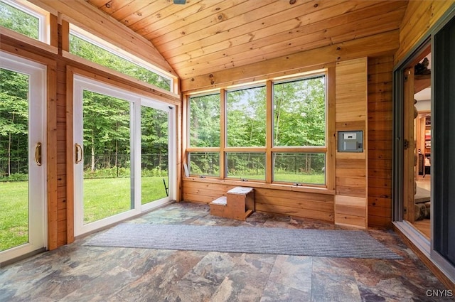 4970 State Route 8, Ohio, NY 13324 - unfurnished sunroom featuring lofted ceiling and plenty of natural light