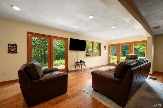 4970 State Route 8, Ohio, NY 13324 - living room with recessed lighting and light wood-style flooring