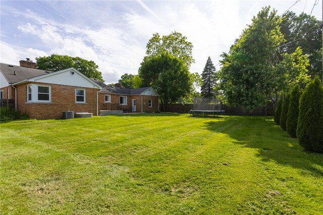 304 Simpson Rd, Irondequoit, NY 14617 - view of yard with a trampoline