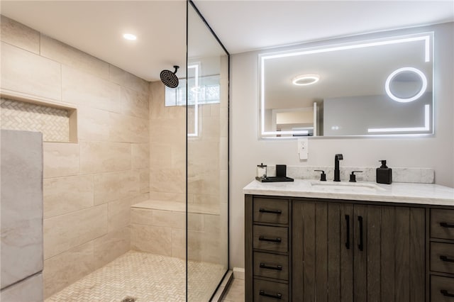 304 Simpson Rd, Irondequoit, NY 14617 - full bath featuring a walk in shower and vanity