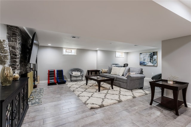 304 Simpson Rd, Irondequoit, NY 14617 - living room with recessed lighting and wood finished floors
