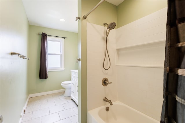 304 Simpson Rd, Irondequoit, NY 14617 - bathroom featuring shower / tub combo, tile patterned flooring, and vanity