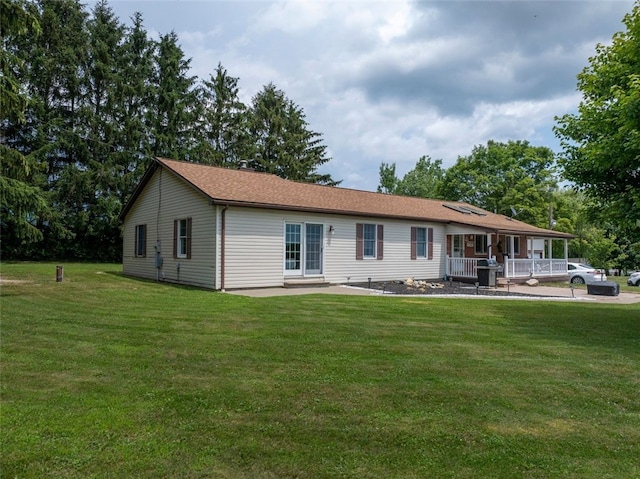 9447 County Route 75, Pulteney, NY 14418 - back of house featuring a yard and a patio area