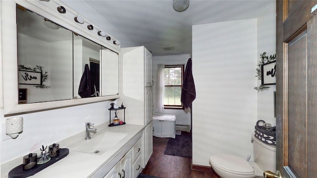 9447 County Route 75, Pulteney, NY 14418 - bathroom featuring vanity and wood finished floors