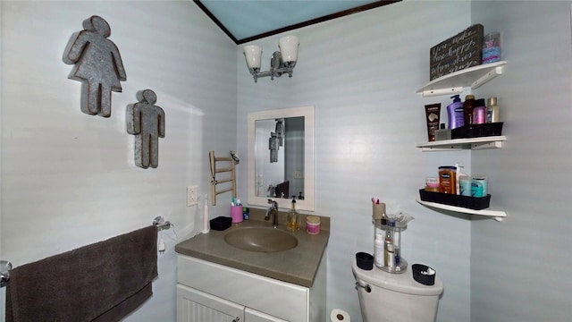 9447 County Route 75, Pulteney, NY 14418 - bathroom featuring vanity and a chandelier