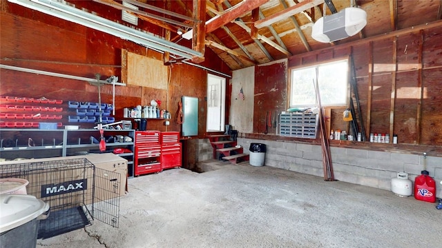 9447 County Route 75, Pulteney, NY 14418 - garage with a garage door opener