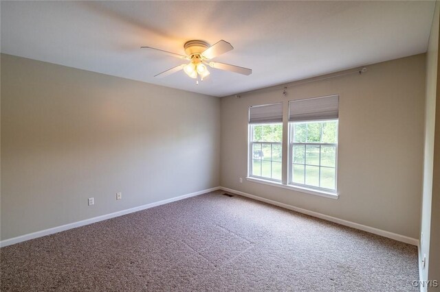 110 Clark Cir, Lenox, NY 13032 - empty room with carpet flooring and ceiling fan