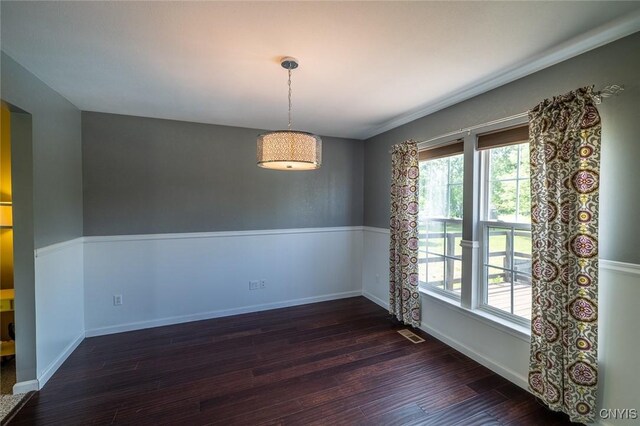 110 Clark Cir, Lenox, NY 13032 - empty room with dark wood-style floors and baseboards
