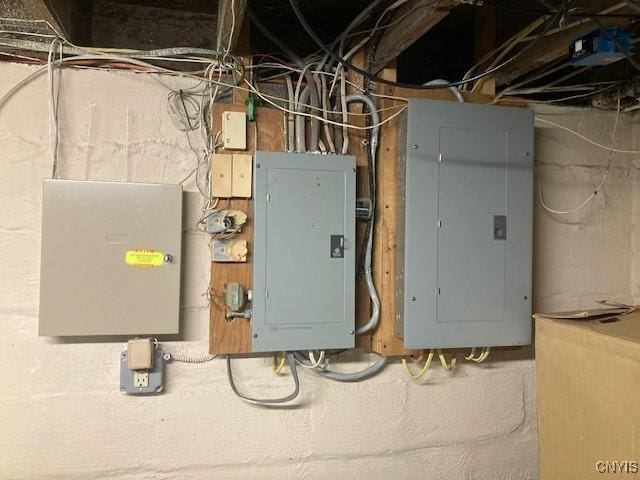 820 James St, Utica, NY 13501 - utility room with electric panel