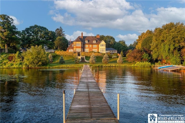 10 Elm Ln, Chautauqua, NY 14722 - dock area with a water view
