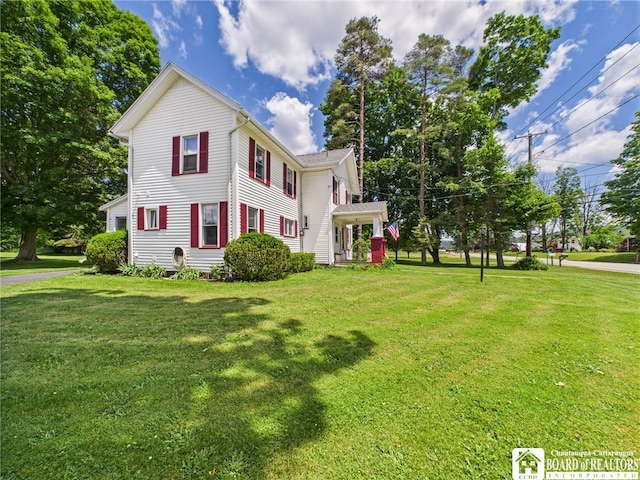 1683 Haskell Rd, Portville, NY 14760 - view of side of property with a lawn