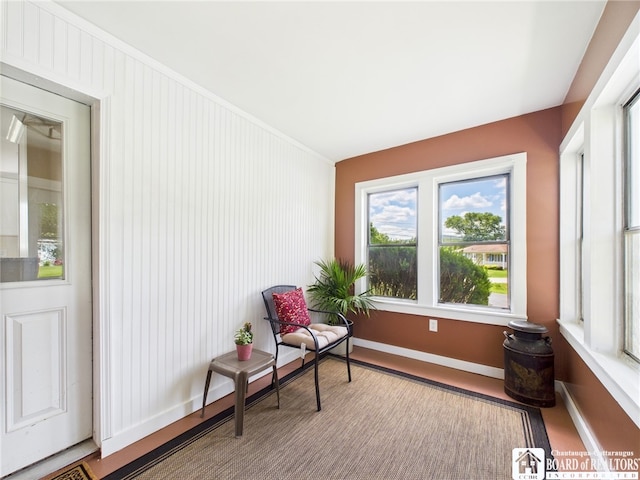 1683 Haskell Rd, Portville, NY 14760 - sitting room featuring baseboards and wood finished floors