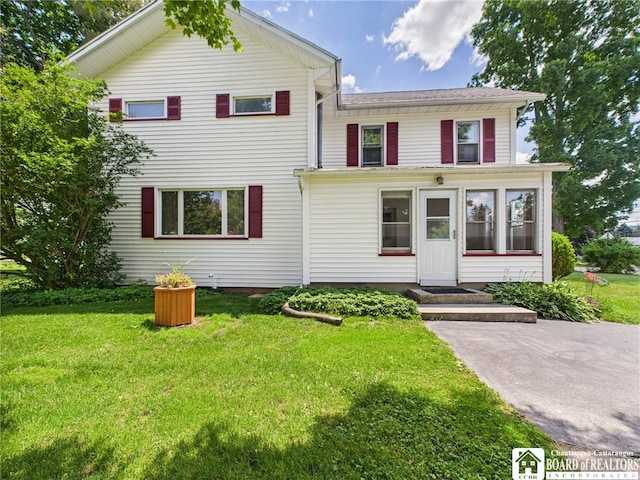 1683 Haskell Rd, Portville, NY 14760 - view of front facade with a front yard