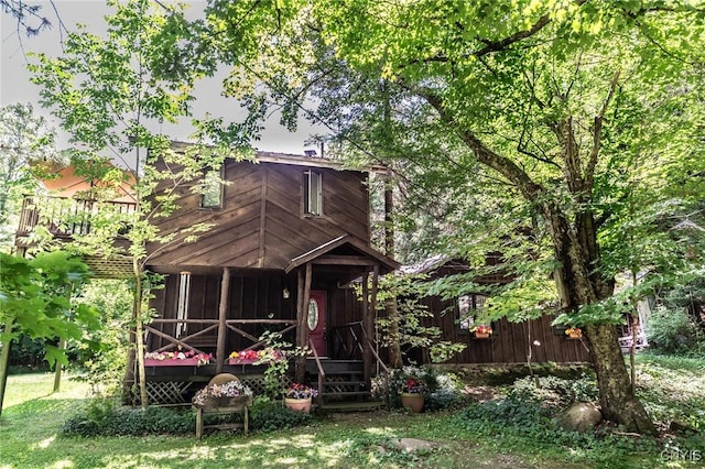 7940 Soft Maple Rd, New Bremen, NY 13327 - view of front of home featuring a sunroom