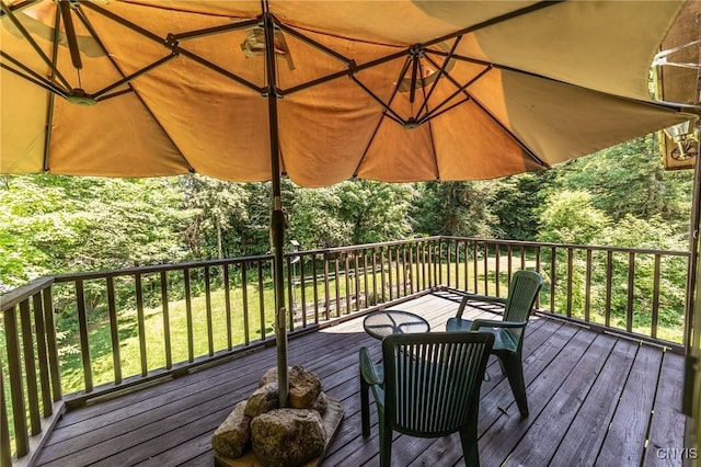7940 Soft Maple Rd, New Bremen, NY 13327 - view of wooden terrace