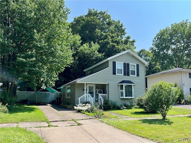 520 Seneca St, Fulton, NY 13069 - traditional-style house with a porch