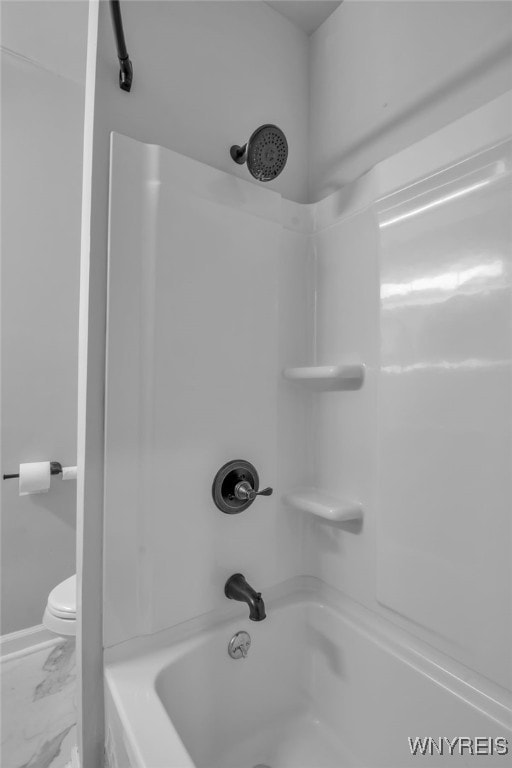 245 Tacoma Ave, Buffalo, NY 14216 - bathroom with shower / tub combination and marble finish floors