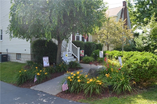 106 Mackay Ave, Camillus, NY 13219 - view of front of home featuring stairway and a chimney