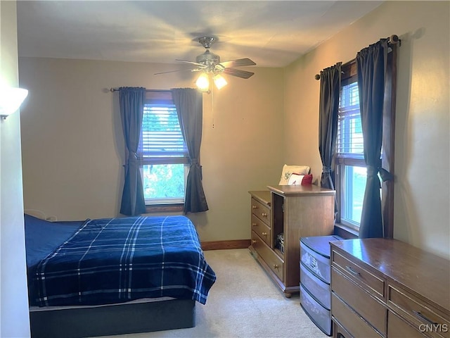 106 Mackay Ave, Camillus, NY 13219 - bedroom featuring light carpet and a ceiling fan