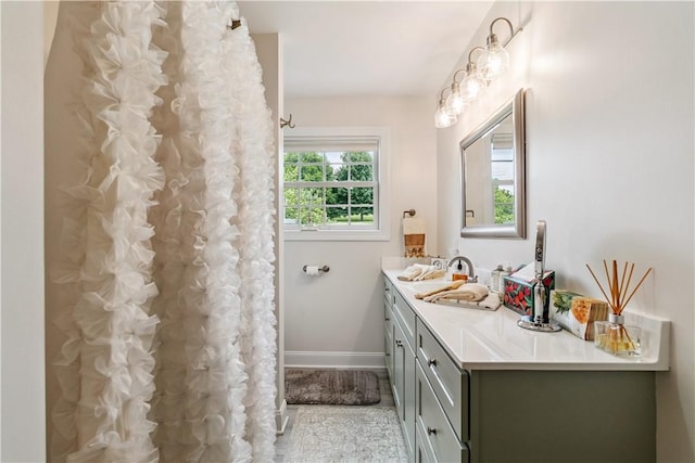 82 Rt 54 E Lake Rd, Milo, NY 14527 - full bathroom with vanity and baseboards