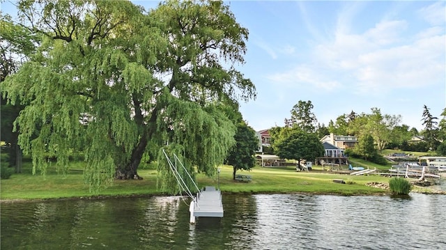 82 Rt 54 E Lake Rd, Milo, NY 14527 - water view featuring a boat dock