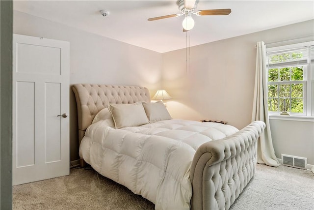 82 Rt 54 E Lake Rd, Milo, NY 14527 - bedroom featuring light colored carpet and ceiling fan