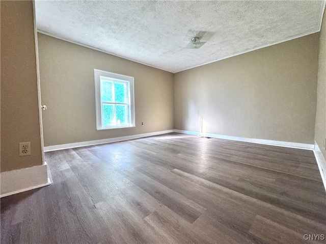 1765 W Rd, Oneida, NY 13421 - empty room with wood finished floors and a textured ceiling
