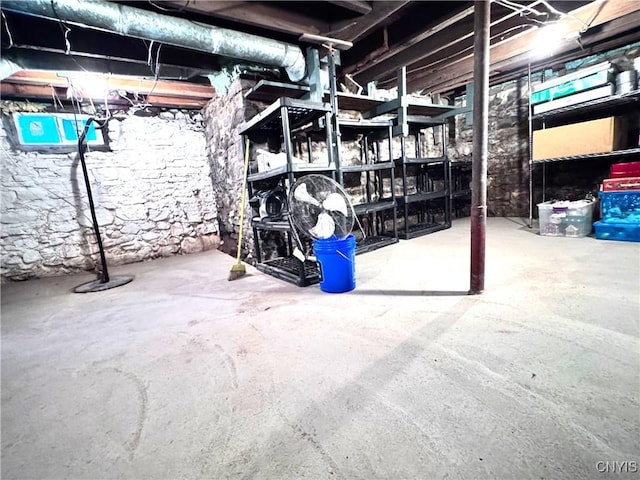 1765 W Rd, Oneida, NY 13421 - view of unfinished below grade area