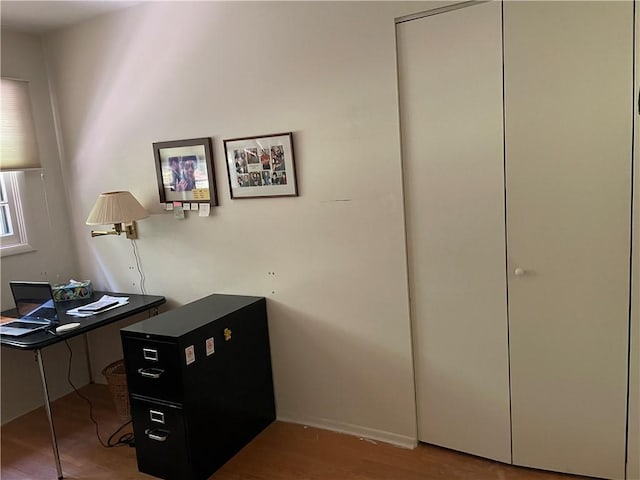 1077 Sharon Ct, Webster, NY 14580 - home office with wood finished floors