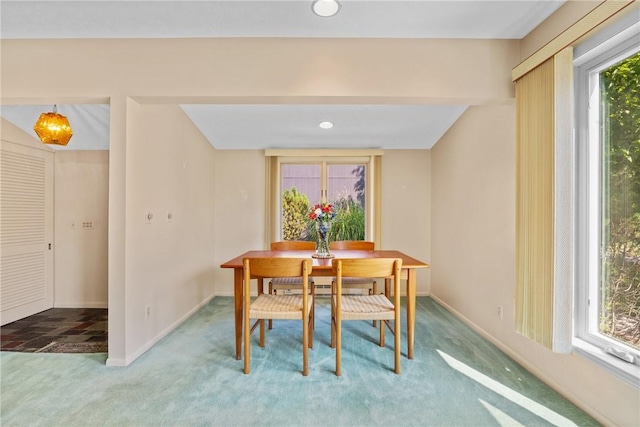 1077 Sharon Ct, Webster, NY 14580 - carpeted dining room featuring baseboards