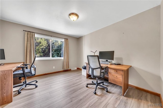 4584 Ridgeview Dr S, Pendleton, NY 14120 - office with wood finished floors