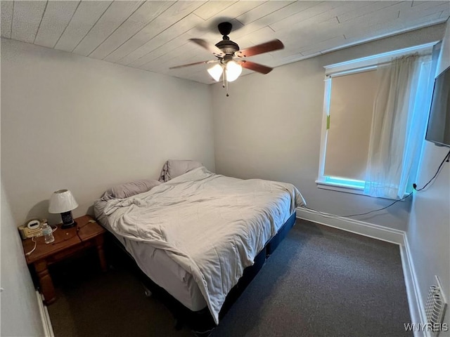 55 Harding Rd, Buffalo, NY 14220 - carpeted bedroom with a ceiling fan and wood ceiling