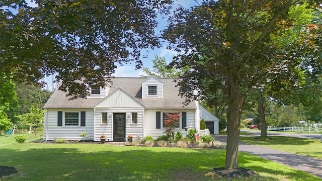 746 Dewitt Rd, Webster, NY 14580 - new england style home with a detached garage and a shingled roof