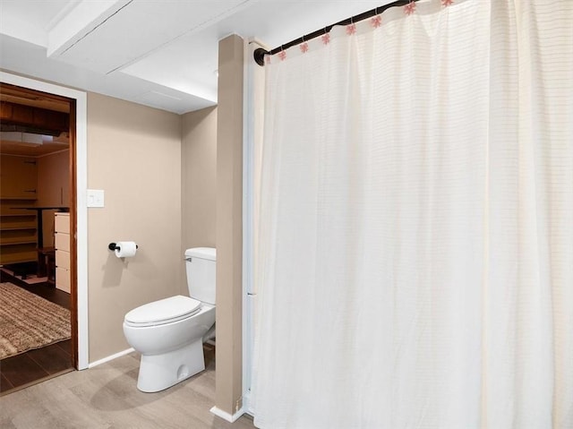 746 Dewitt Rd, Webster, NY 14580 - full bathroom with toilet and wood finished floors