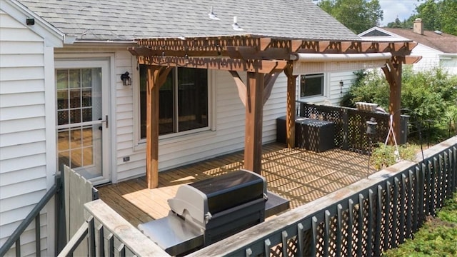 746 Dewitt Rd, Webster, NY 14580 - wooden deck with a grill
